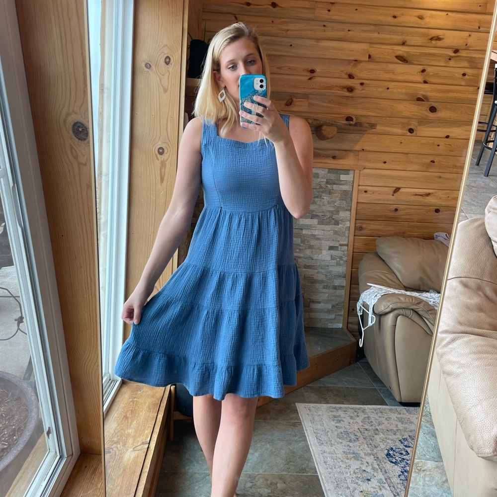 Muslin dress, size medium.